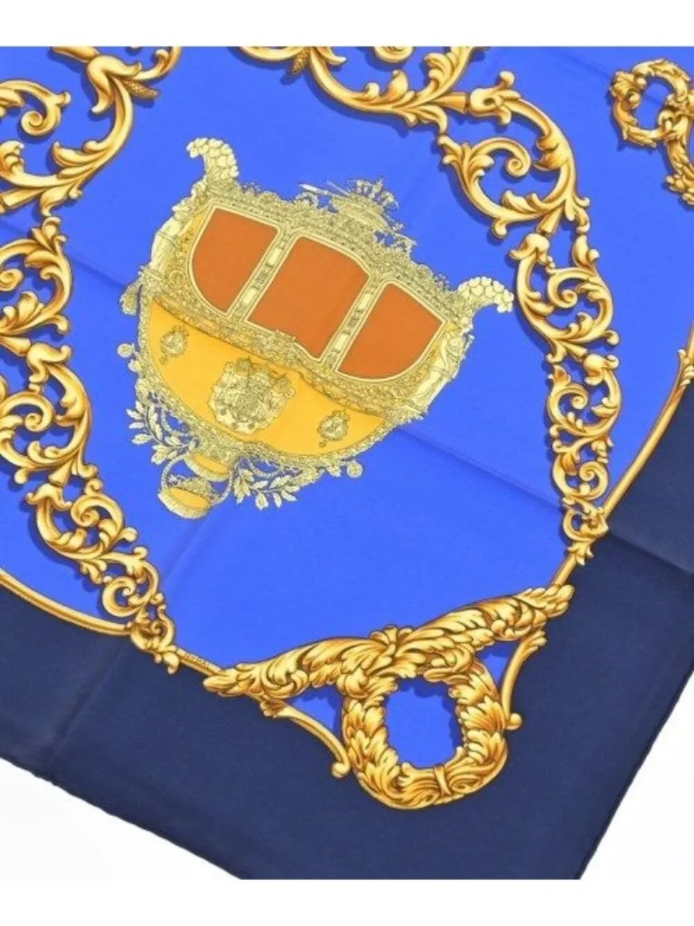 Hermes Bandana Scarf Blue
